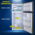 thumbnail image 6 of Conserv 33in Refrigerator 21cf Top Freezer INSTALLED ICE MAKER E-STAR 110V, 6 of 12