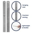 thumbnail image 4 of Stainless Steel Ruler with Inch and Metric Conversion Table, 36 Inch, 4 of 9