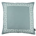 thumbnail image 2 of Decorative Single Throw Pillow Cover Greek Key 18" x 18" Gray & White Square for Couch, Bedding, 2 of 4