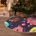 thumbnail image 5 of Fuzoiu Donuts1 Print Christmas Tree Skirt,Xmas Christmas Decorations,Xmas Tree Mat for Farmhouse Holiday New Years Home Party Decor Tree Rugs-30", 5 of 6