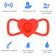 thumbnail image 5 of Funda De Silicona Suave Para Airtag Cat / Dog Tracker Gps Finder Funda Protectora Adorable Love &Amp; Bone Shape Pet Loop Holder Eigraketly PT001619-01, 5 of 6