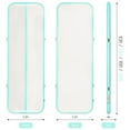 thumbnail image 6 of Fiziti Inflatable Air Gymnastics Mat Tumbling Mats，4 inches Thickness Track Training Mat for Home Use/Training/Cheerleading/Yoga/Water with Pump(mint green,20ft), 6 of 9