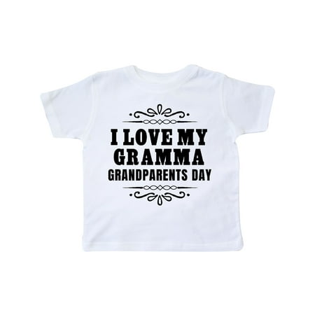 

Inktastic Grandparents Day I Love My Gramma Gift Toddler Boy or Toddler Girl T-Shirt