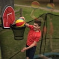 JumpKing Trampoline Basketball Hoop with Attachment and Inflatable