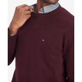 thumbnail image 3 of Tommy Hilfiger Men's Signature Solid Crew Neck Sweater Red Size X-Large, 3 of 3