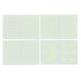thumbnail image 1 of Pegatinas de pared NikouMX cielo nocturno 4 estrellas luna fosforescentes, 1 of 8