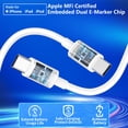 thumbnail image 2 of [Cargador] Cargador USB C Linocell de 20 W para iPhone 17 con cable de 6 pies, 2 of 9