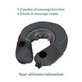 thumbnail image 2 of Sunlite Travel Neck Massage Pillow Inflatable, Cordless and Rechargeable U-Shaped Massager, 3D Shiatsu Deep Kneading, for Neck Pain Relief,with Bag, Eye Mask, Ear Plug (Black), 2 of 5