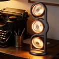 thumbnail image 7 of Triple Head Air Circulator Fan - with LED Night Light, 360° Oscillating Quiet Fan with 3 Speed Settings, Portable for Bedroom, Desk & Small Spaces, 7 of 7