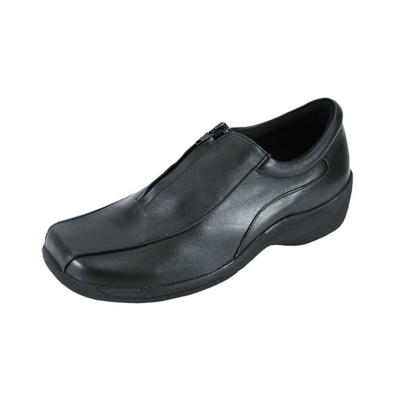 24 HOUR COMFORT Kathy Wide Width Professional Sleek Shoe BLACK 5