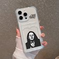 thumbnail image 3 of Funda de sujeción de tarjeta de cantante Kraft Lana Del Rey para iPhone 15 14 13 12 11 Mini Pro Max X XR XSMax 6S 6 7 8 Plus SE20, cubierta anticaída, 3 of 5