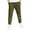 Blackish Green, variant on KAUOD Kids Boys Tapered Pants Straight Slim Fit Elastic Waist Uniform Trousers with Pockets Toddler Plain Dress Pants