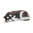 thumbnail image 4 of Encantador Animal relleno de felpa almohada grande para dormir 3D lindo muñeco de peluche realista divertido grande para niños regalo decoración del h Blanco negro, 4 of 8