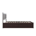 thumbnail image 6 of AFI Tahoe Queen Wood Platform Bed with Headboard Footboard & Twin XL Trundle, Espresso, 6 of 8