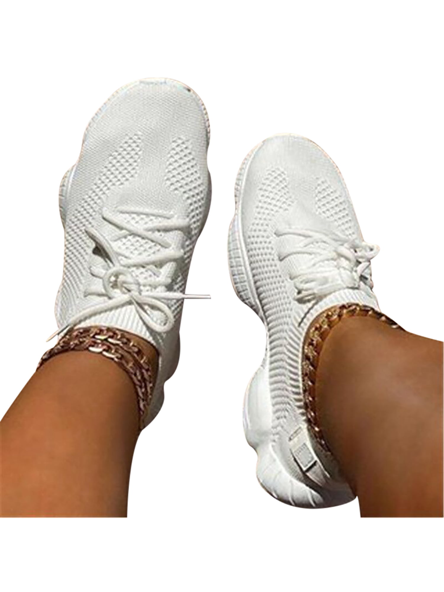 WOMENS Girls SNEAKERS Breathable MESH RUNNING WALKING CASUAL Iridescent SHOES 