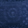 thumbnail image 6 of Better Trends 3 Piece Queen Bedspread Set 100% Cotton Chenille Tufted Medallion Pattern Soft & Luxurious Feel, Perfect for Gifting and All Seasons, Machine Washable (Navy) Rio Collection, 6 of 6