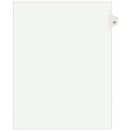UPC: 0072782010287 | Avery Individual Legal Dividers Avery Style  Letter Size  Side Tab #28 (1028)