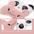 thumbnail image 3 of MasteelfCA 2Pcs Eye Masks Lovely Cartoon Sleeping Eye Patches Blinders (Assorted Color), 3 of 8