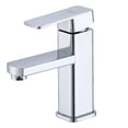 thumbnail image 1 of Grifo de baño moderno con acabado de níquel cepillado a prueba de óxido y anticorrosión, grifo de baño de un solo orificio que garantiza durabilidad y estilo para su área de baño, 1 of 5