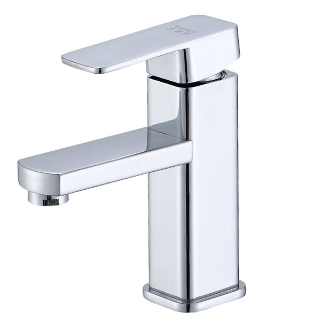 Grifo de baño moderno con acabado de níquel cepillado a prueba de óxido y anticorrosión, grifo de baño de un solo orificio que garantiza durabilidad y estilo para su área de baño