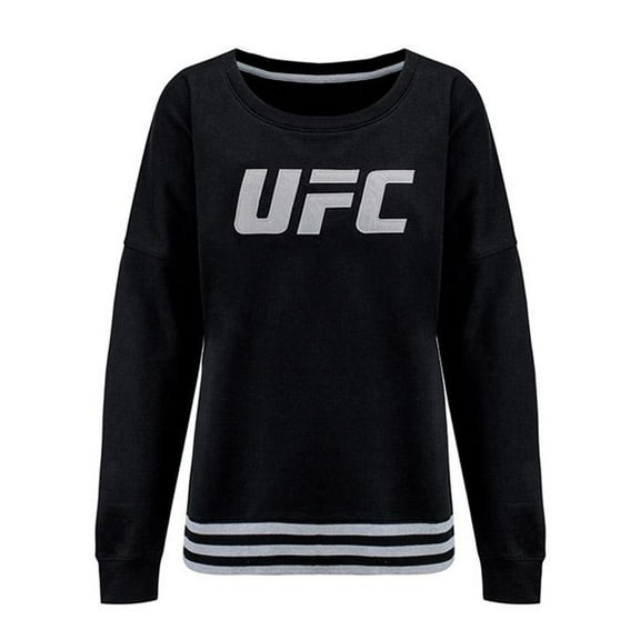 UFC Womens Roaring Glory Pullover Sweatshirt, Black, Large