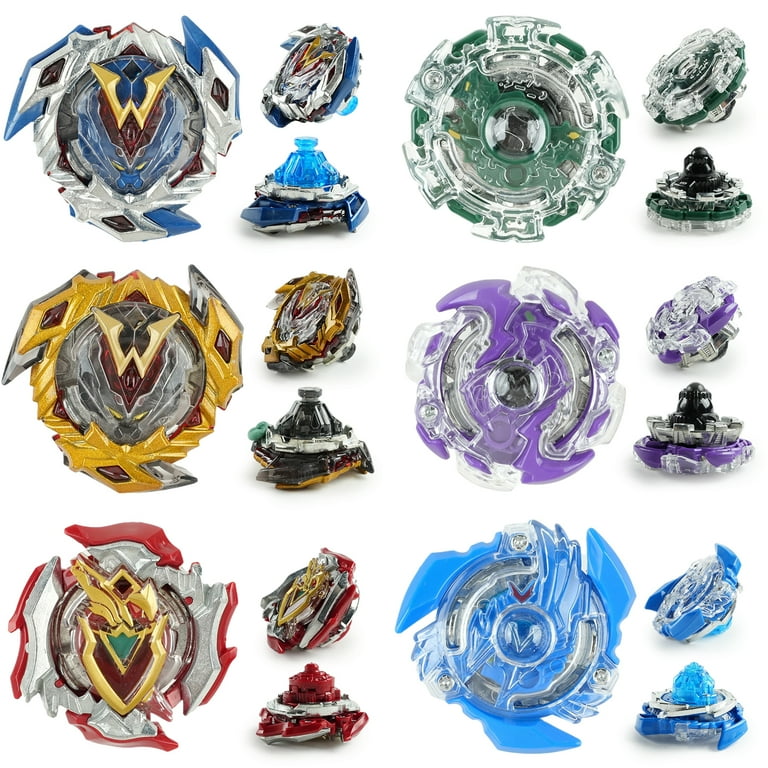 Jaawind Battling Top Burst Gyro Toy Set, 12 Spinning Tops, 3