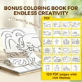 thumbnail image 4 of Jar Melo Art Dot Markers for Kids Toddlers, 6 Colors Washable with Free Activity Book, 4 of 8