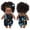 H, variant on Twfbrm Black Doll, Black American African Baby Doll for Kids, Cute Curly Black Girl Reborn Baby 8 Inch Vinyl Baby Toy, Christmas New Year Birthday Gifts for 3-5 Years Boys Girls