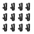 thumbnail image 2 of Holiday Light Clips, Simple Installation Plastic Waterproof Christmas Gutter Light Clips 150pcs Reusable  For Party Black, 2 of 8