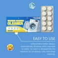 thumbnail image 6 of YiJuHui 5pcs Washing Machine Cleaner Tablets - Deep Cleaning & Descaling, Effervescent Cleaning Agents for Household Use, Removes Odor & Residue, 6 of 9