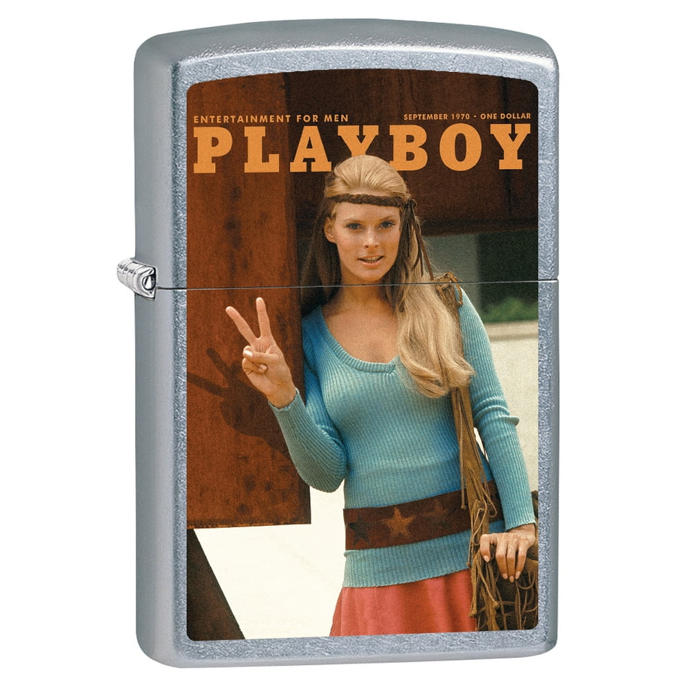 Zippo Lighter Playboy Cover September 1970 Street Chrome 78948