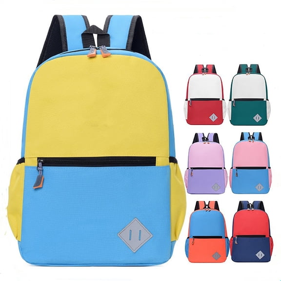 ibiyuan School Backpacks Minimal Pattern Comfort Strap Lightweight Durable Daily School Bag for Ages 5th 6th 8th 10th, Primary, Middle Elementary, Travel, Study, Park