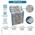 thumbnail image 6 of Blue Starfish Coastal Table Runner 70 Inches, Nautical Ocean Summer Coral Botanical Bed Runner Dresser Scarves Tabletop for Indoor Outdoor Parties/Ceremony/Banquet, 13" x 70", 6 of 9