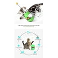 thumbnail image 1 of Distributeur Automatique de Nourriture pour Chat, Jouet Interactif pour Chat, Distributeur Lent Vert, 1 of 5