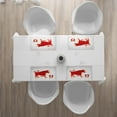 thumbnail image 3 of Ambesonne Zodiac Taurus Place Mats Set of 4, Animal and Stars, Standard Size, Pale Orange Vermilion, 3 of 4