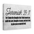 thumbnail image 4 of Scripture Walls  For I Know the Thoughts Jeremiah 29:11 Bible Verse Canvas Christian Wall Art Ready to Hang Unframed, 4 of 7