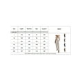 thumbnail image 4 of Franhais Women Jumpsuit, Elegant Sleeveless V Neck Waist Tie Solid Loose Romper Daily Streetwear, 4 of 4