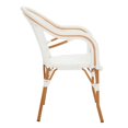 thumbnail image 2 of SAFAVIEH California Outdoor Patio Armchair, White, Set of 2, 2 of 5