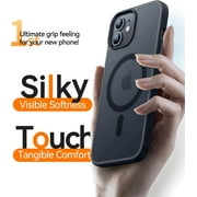 Entronix Phone Case Compatible with Magsafe for Apple iPhone 11 Magnetic Case, Heavy Duty Slim Dual Layer Shockproof Magnetic Case for Apple iPhone 11, Black