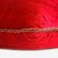 thumbnail image 2 of The HomeCentric Decorative Red 24"x24" (60x60 cm) Throw Pillow Cases, Velvet Velvet Throw Pillows For Sofa, Solid Color Pattern Modern Style - Red Shimmer, 2 of 5
