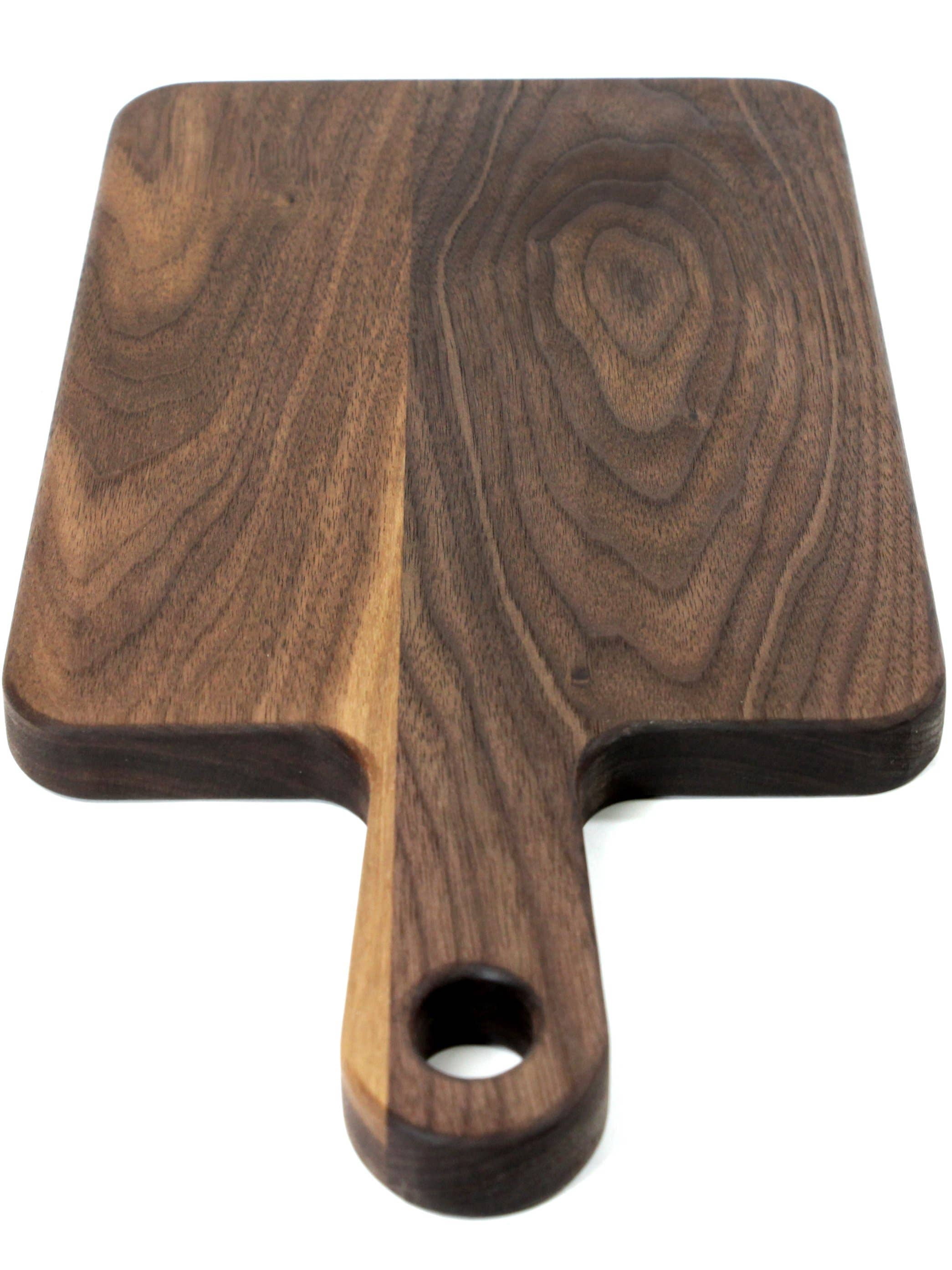 Refine Walnut Cutting Board with Handle and Made in USA