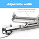 thumbnail image 3 of Sewing Rolled , Adjustable Width Rolled Hemmer Foot, Sewing Machine Rolled Hem Attachment Hemming Tool (15-25mm), 3 of 5
