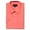 Coral, variant on Men's Regular Fit Short Sleeve Solid Color Dress Shirts - ORANGE - 2XL/18-18.5