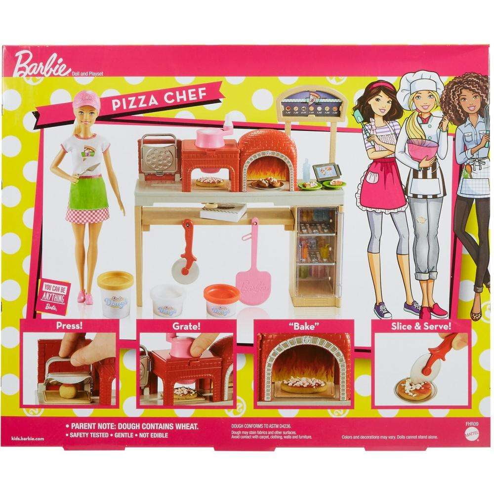 barbie play doh pizza