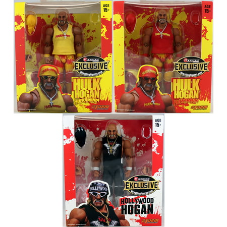 Package Deal - 3 Hulk Hogan Ringside Exclusives Toy Wrestling Action
