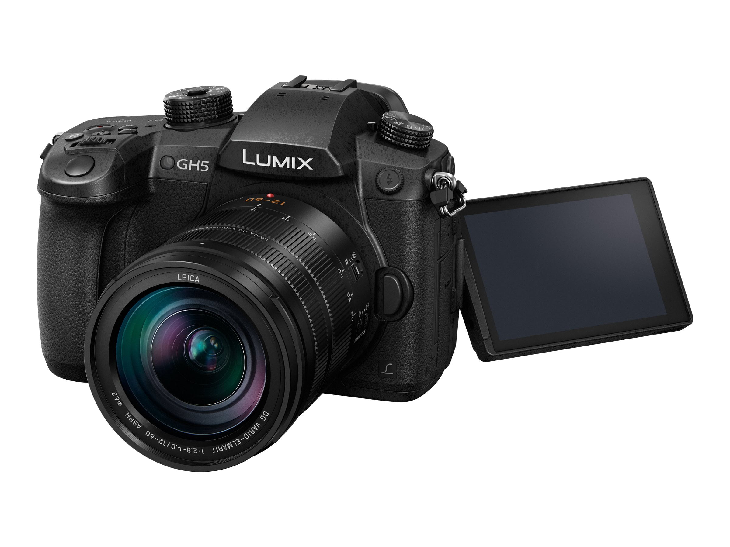 Panasonic LUMIX GH5 20.3 MP 4 K Câmera sem espelho com 12-60 mm
