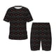 thumbnail image 1 of Balery Red Poker Conjunto de Pijama Infantil de Manga Corta con Estampado – Ropa de Dormir de Algodón Suave-XX-Large, 1 of 6