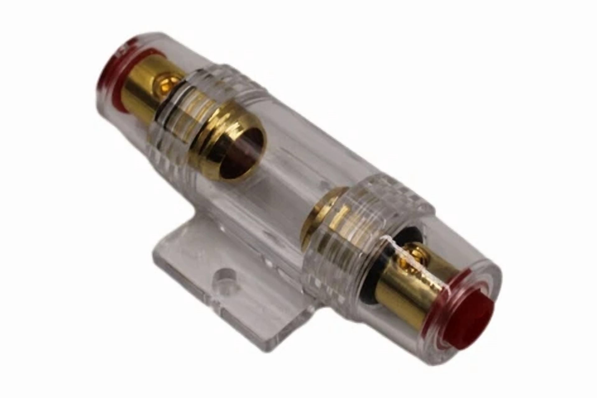 CRESTIN- 2 Imc Audio In-Line 4/8 Gauge Agu Fuse Holder W/ (2) 80 Amp Fuse For Car Audio