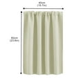 thumbnail image 2 of YIMWNYI Solid Color Short Curtains, High Precision Shading, Durable Fabric, Versatile Home Partition, Bathroom Kitchen Door Curtain, Stylish Privacy Curtain, 2 of 8