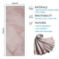 thumbnail image 2 of Pink Marble Pattern Hot Yoga Mat Towel Non Slip for Hot Yoga - Quick-Drying Yoga Mat Cover with 4 Corner Pockets with Travel Bag - Hot Yoga Towel Non Slip Grip Moisture Wicking Sweat 70"x26", 2 of 6